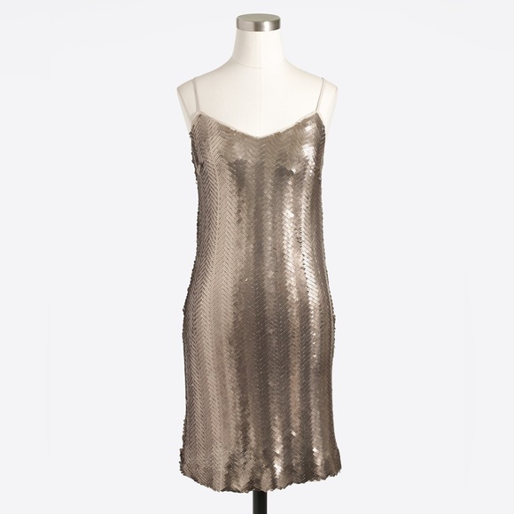J. Crew Factory Dresses & Skirts - J. Crew Factory Sequin herringbone slip dress